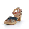Nu-pieds à talons Goodstep en cuir